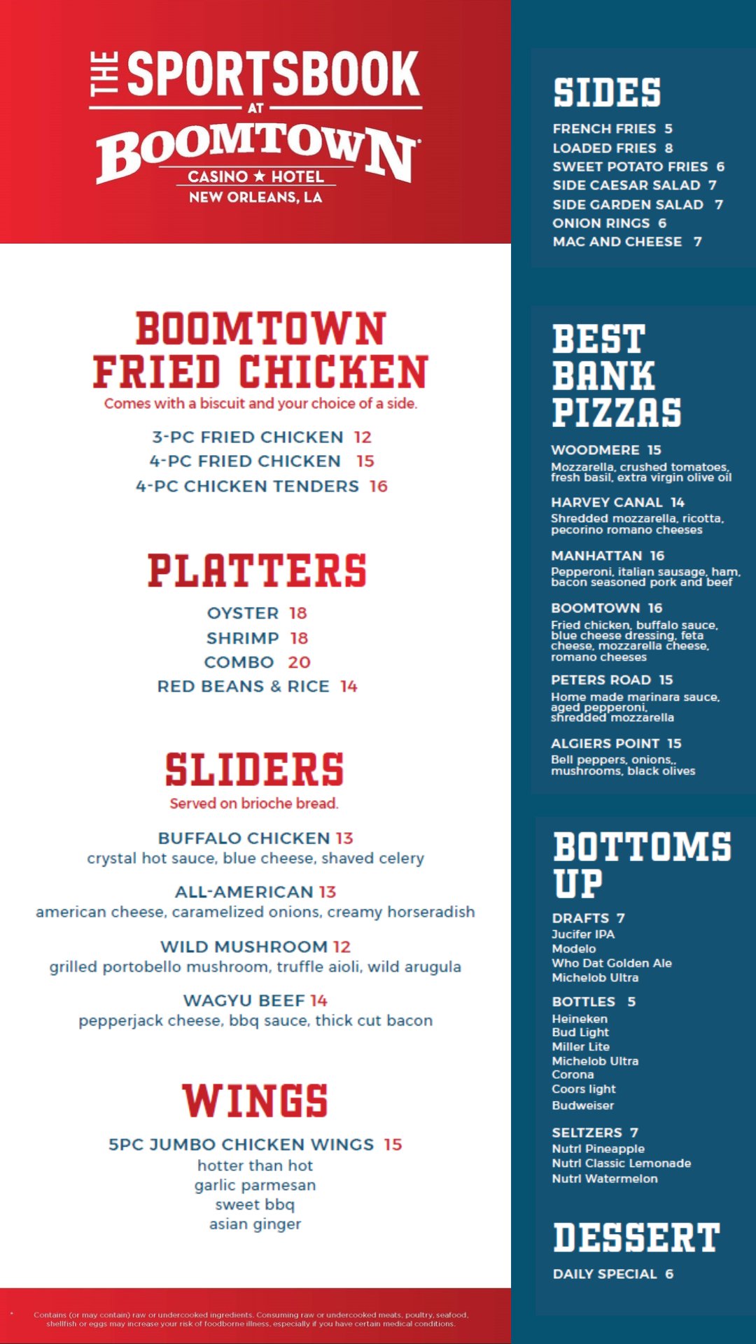 The Sportsbook Boomtown New Orleans